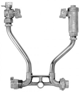 Meter Setter with Double Check Valve